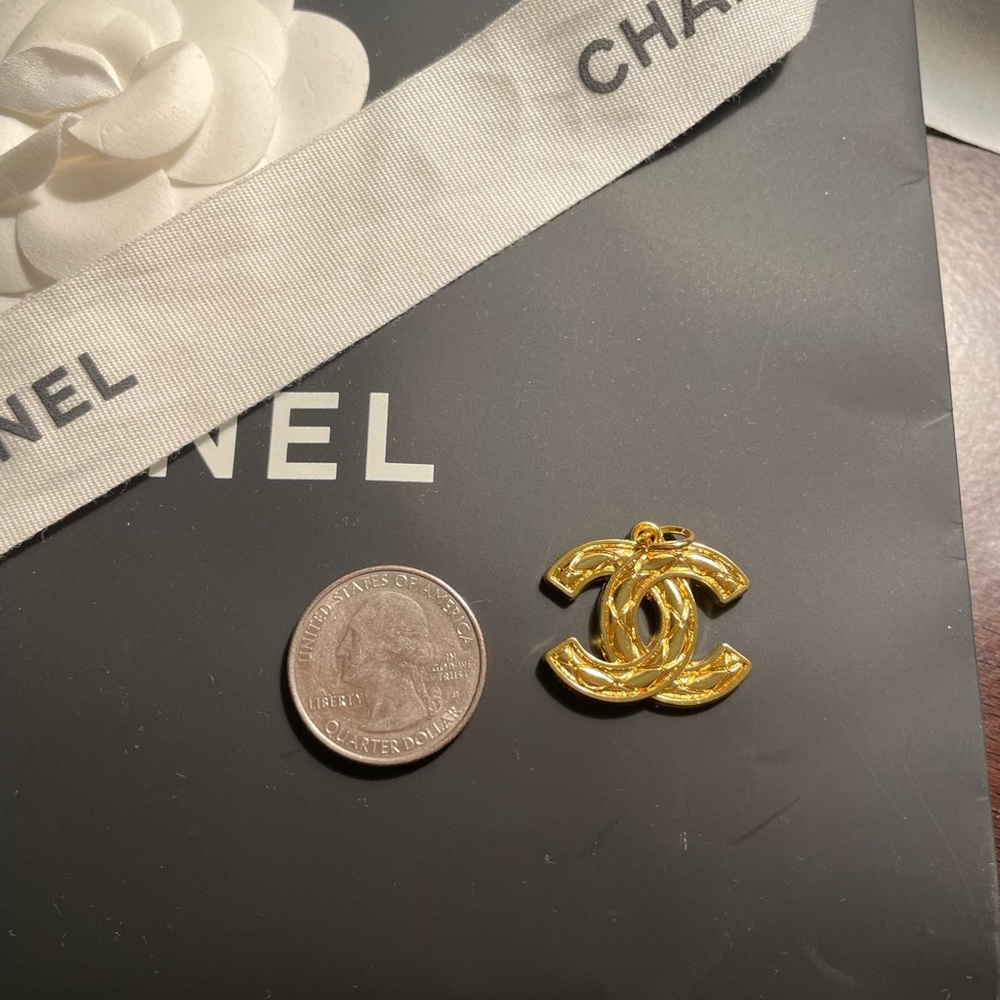Chanel heart charm